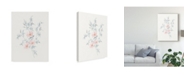 Trademark Global Wild Apple Portfolio Flowers on White Ii Contemporary Canvas Art - 20" x 25"